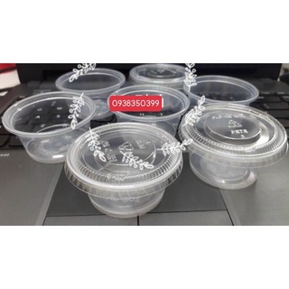 100 Hũ sốt hộp đựng nước chấm 2oz có nắp