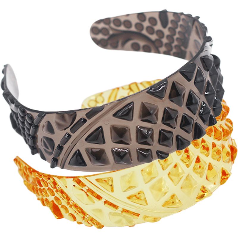 Băng Đô Bằng Nhựa Trong Suốt Họa Tiết Quả Dứa 3D Dễ Thương Thời Trang Mùa Hè Cho Nữ