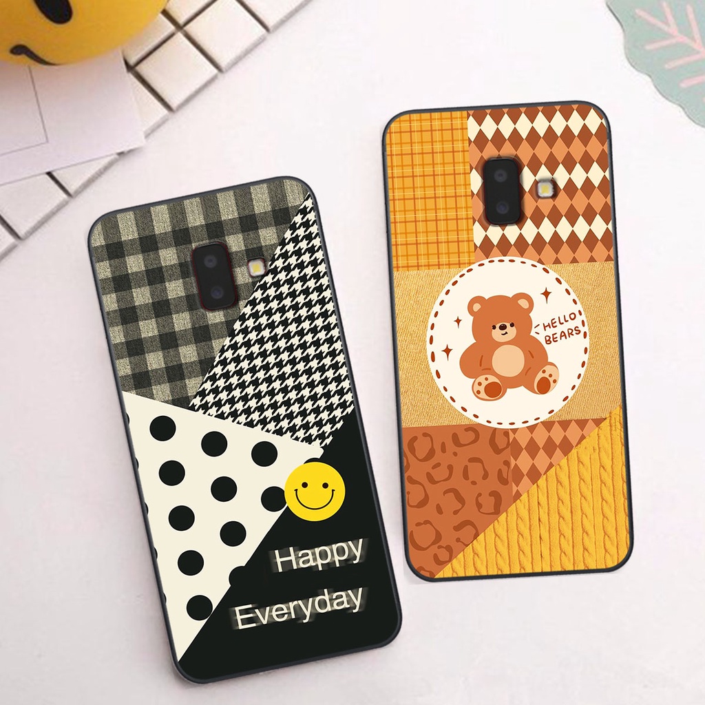 Ốp lưng Samsung J6 PLUS happy day, gấu bear dễ thương - BỀN - ĐẸP -BAO GIÁ TOÀN THỊ TRƯỜNG