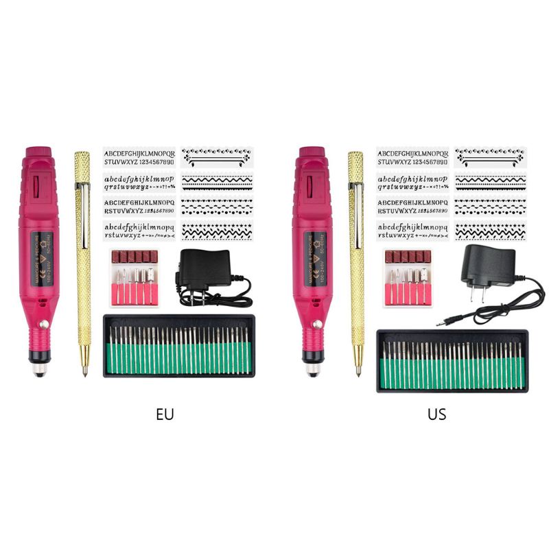 Bút Khắc Điện Tử Tốc Độ Điều Chỉnh Được Cho Kính / Kim Loại / Gốm Sứ