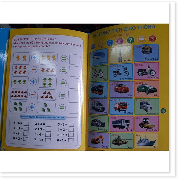 Sách điện tử thông minh cho bé với nhiều chủ đề thú vị - TE0076