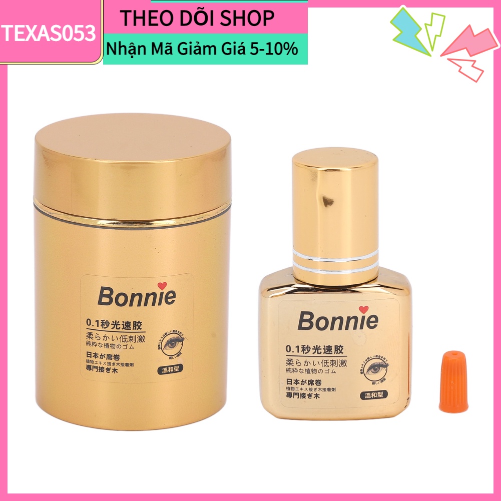 Keo nối lông mi 0.1s Khô nhanh Chuyên dụng 10ml kéo dài chuyên dán Dính mạnh【Texas053】