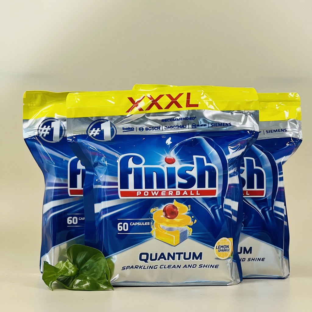 Viên rửa bát Finish Quantum
