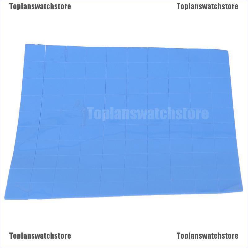 Set 100 Miếng Đệm Tản Nhiệt CPU GPU 10 * 10 * 1mm Bằng Silicon