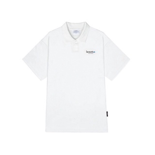 Áo thun polo levent mini logo -Black/white