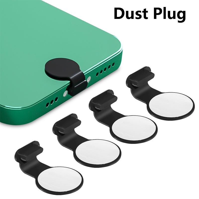 Vỏ Silicon Bọc Cổng Sạc Type-C Chống Bụi Đa Năng Cho Điện Thoại Thông Minh iOS Android