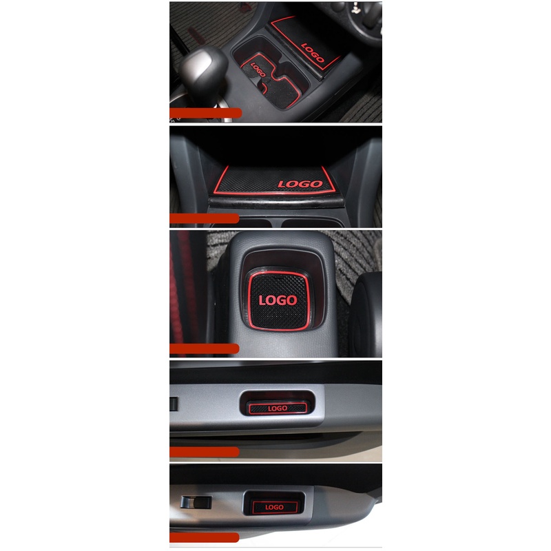 Miếng Lót Cao Su Chống Trượt Trang Trí Nội Thất Xe Hơi Suzuki Swift 2005-2010 2011 2012 2013 2014