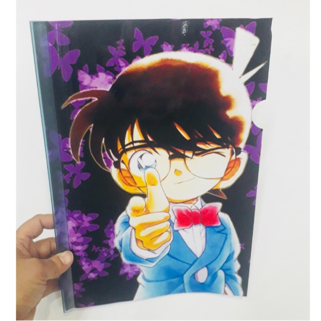 Kẹp phai để bài kiểm tra conan