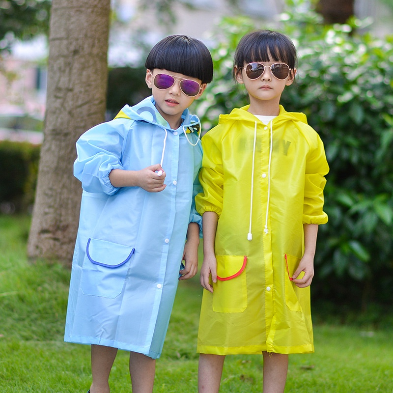 Áo Mưa Họa Tiết Hoạt Hình Xinh Xắn Theo Phong Cách Mới Dành Cho Bé