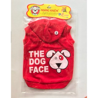 QUẦN ÁO CHÓ MÈO THÚ CƯNG NÓN THE DOG FACE ĐƯỢC CHỌN MÀU THUN CO GIÃN KHÔNG XÙ NHĂN CHẤT TỐT
