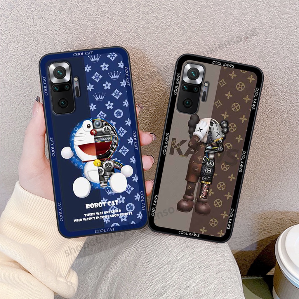 Ốp lưng điện thoại Xiaomi Redmi Note 10 / Note 10 Pro in hình gấu bear, kaws, doremon thời trang, ốp lưng cao cấp chất l