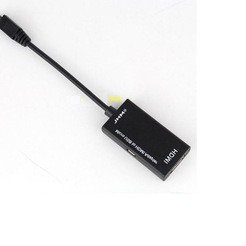Cáp MHL chuyển Micro USB to HDMI (Đen) từ điện thoại lên TIVI - Cáp chuyển đổi MHL