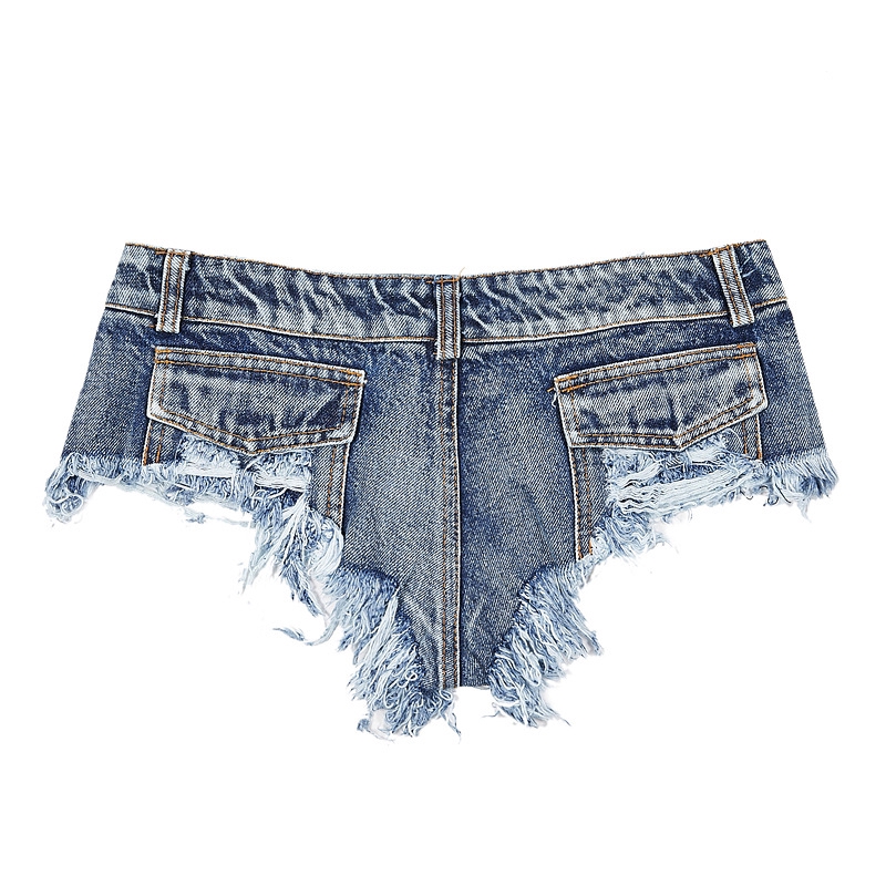 DUNEA Quần Short Jeans Lưng Thấp Quyến Rũ Cho Nữ