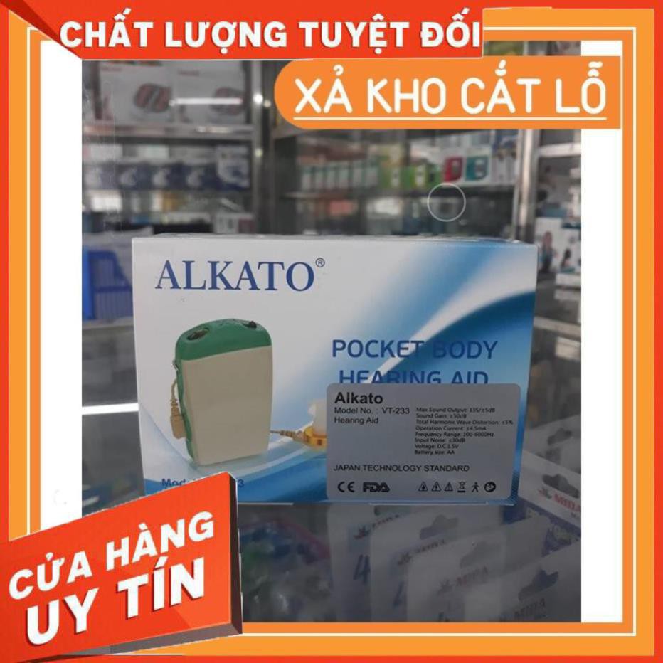 [FREE SHIP - SIÊU SALE] bảo hành chính hãng 12 tháng -MÁY TRỢ THÍNH CÓ DÂY ALKATO VT-233