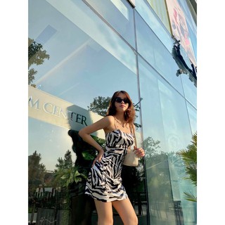 váy body hai dây ( zebra dress) pow pow