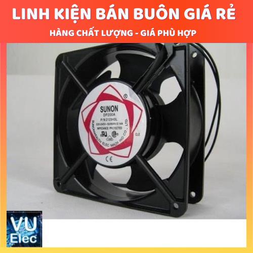 Quạt Tản Nhiệt SUNON 12x12x4Cm DP200A 220VAC
