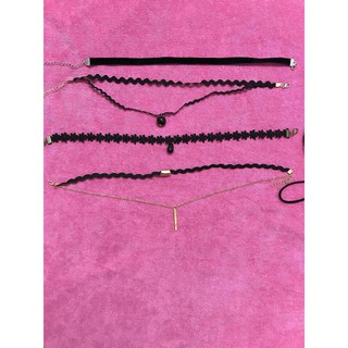 [ Bộ 10 vòng Mẫu 1]Set 10c vòng Choker mẫu 1
