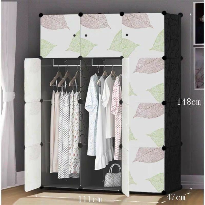 Tủ Nhựa Lắp Ghép Đăng Năng 12 ô .hình đecal sâu 37 và  47 cm ( chọn hình theo phân loại)