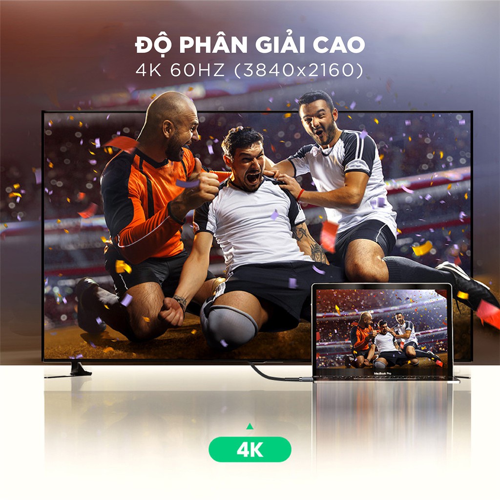 Cáp HDMI 2.0 độ phân giải 4K 60Hz cao cấp dài 1-5m UGREEN HD136