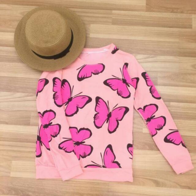 Áo tay dài cổ tròn