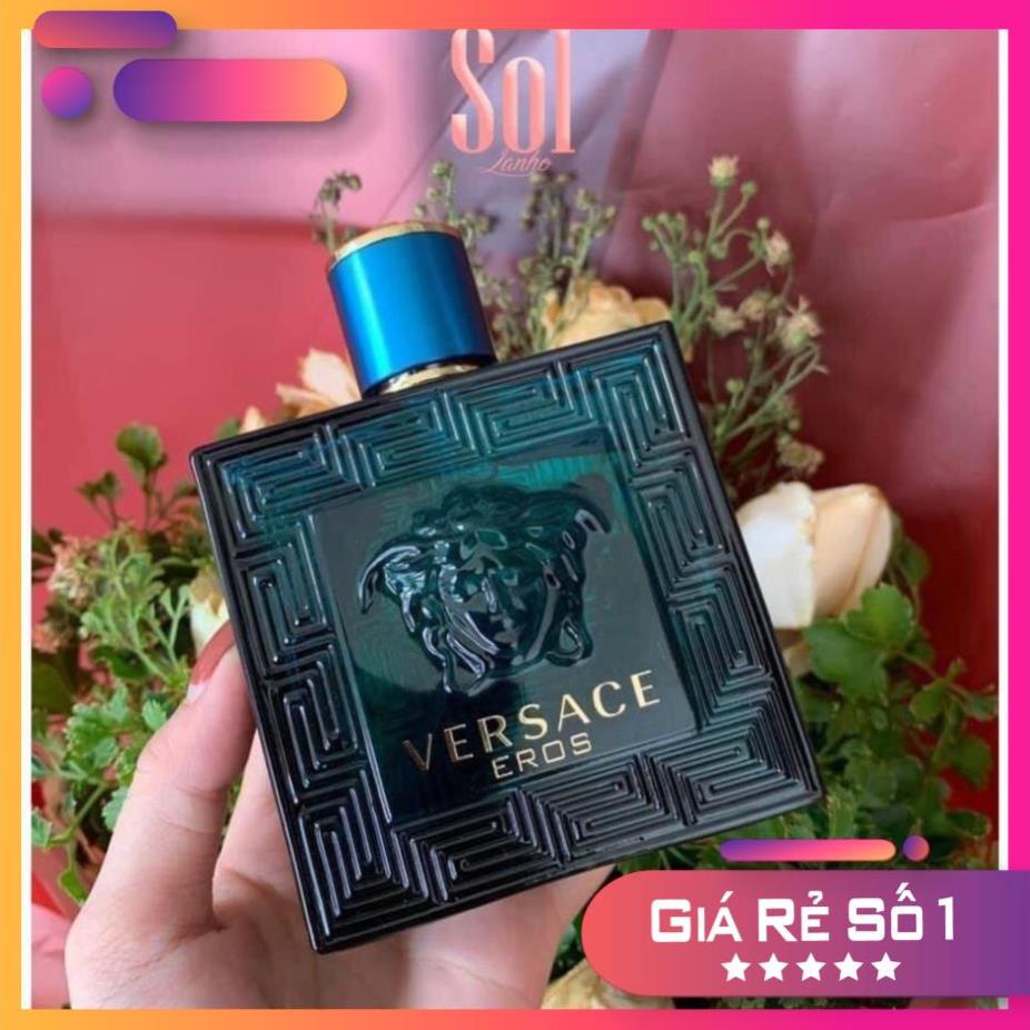 12[CHÍNH HÃNG] -[FREESHIP] - Nước hoa nam VERSACE EROS EDT 100ml Full Seal MÙI THƠM LÂU