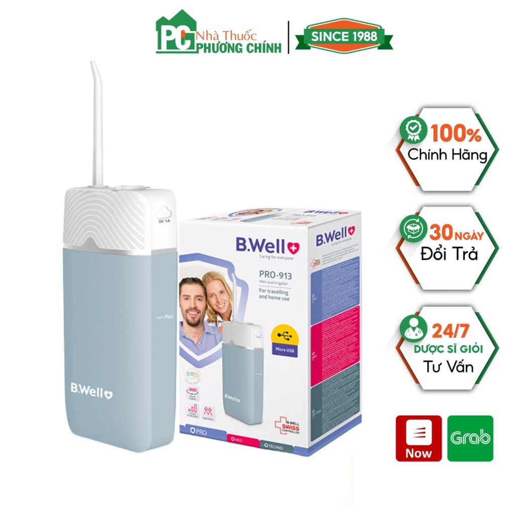 Máy Tăm Nước B.Well Swiss PRO-913 - Nhập Khẩu Chính Hãng Thụy Sỹ