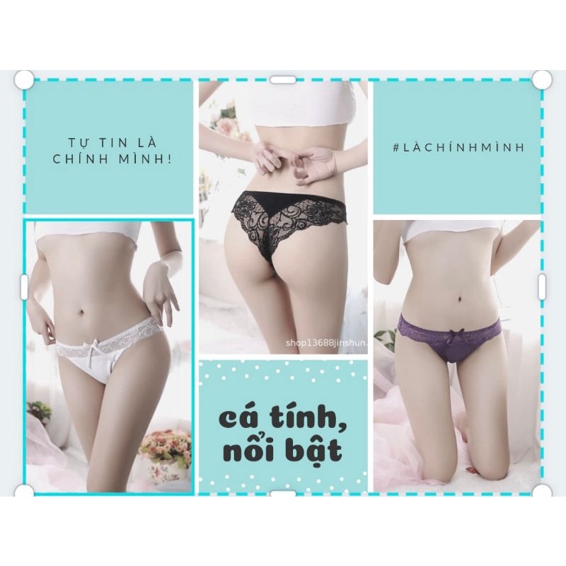 Quần lót ren, quần chip ren sexy, kiểu dáng mới. | BigBuy360 - bigbuy360.vn