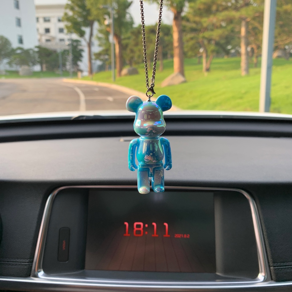 Dây Treo Trang Trí Nội Thất Xe Hơi Hình Chú Gấu Màu Sắc Ngọt Ngào Dễ Thương