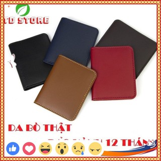 Ví Mini Nam Nữ Da Bò Thật Công Sở Để Thẻ ATM Card Visit Tiền Mặt | Bóp Da Đẹp VD01 shopm10