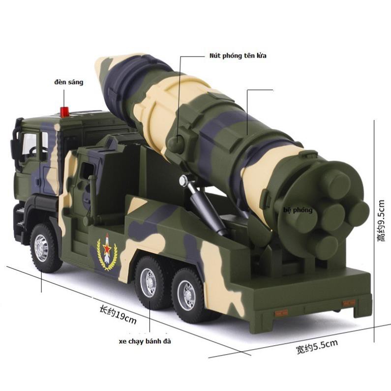 Mô hình xe tên lửa quân sự 1:50 Double Horses