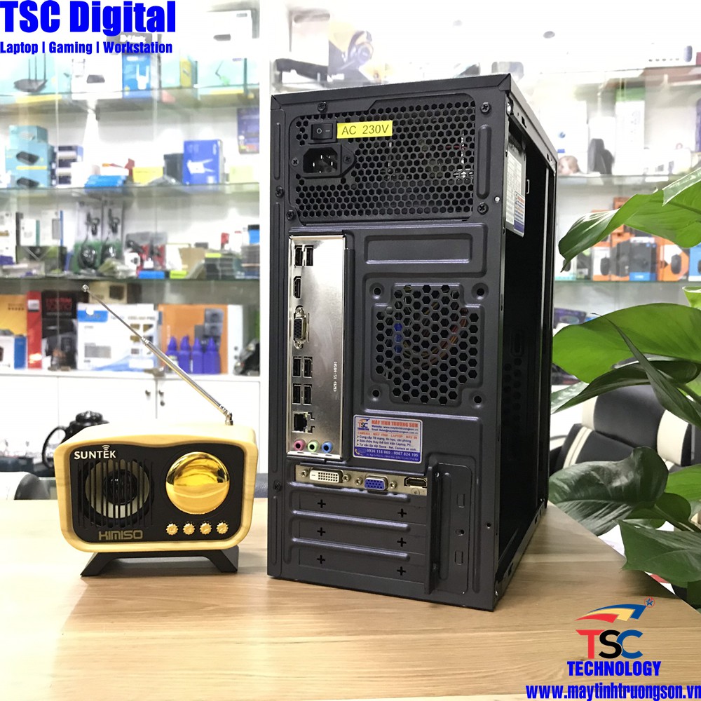 Bộ PC Chiến Game i3-3220 Ram 4Gb/ VGA 1Gb DDR5/ Main Chipset H61 SK1155 | Main + Nguồn + Vỏ Case New