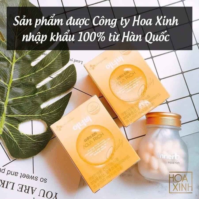 INNERB AQUA RICH bổ sung Collagen cấp nước và chống hiện tượng da mất cân bằng độ ẩm | BigBuy360 - bigbuy360.vn