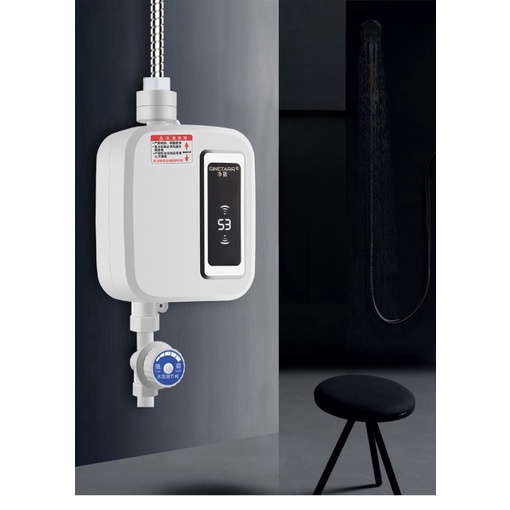 Máy làm nóng nước trực tiếp có hoa sen GINETARR RMB598 3500W làm nóng nước cực nhanh, tiết kiệm điện và nước.