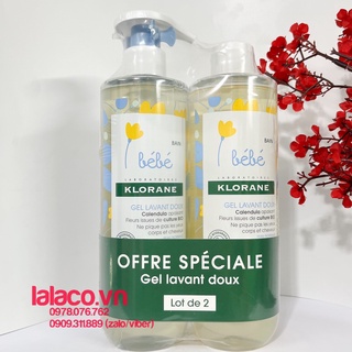 Sữa tắm gội Klorane cho bé - Hàng Pháp