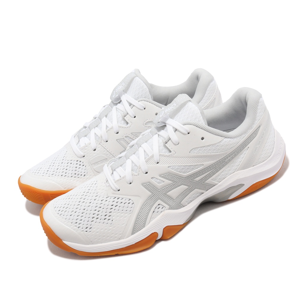 Giày Chơi Cầu Lông Asics GEL-Blade 8 Đế Cao Su Màu Bạc 1072A072101|