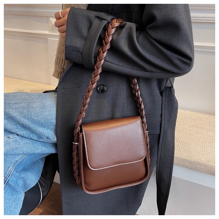 Túi Xách Da Đan Đeo Chéo , phong cách hàn quốc SM01