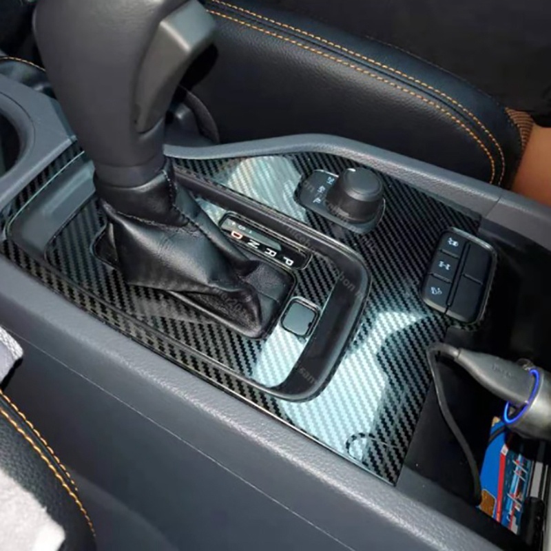 Ốp Bọc Cần Số Xe Hơi Ford Ranger Bằng Thép Không Gỉ Sợi Carbon