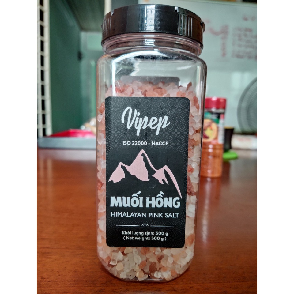 Muối Hồng Hymalayan pink salt 500g date:05/2024