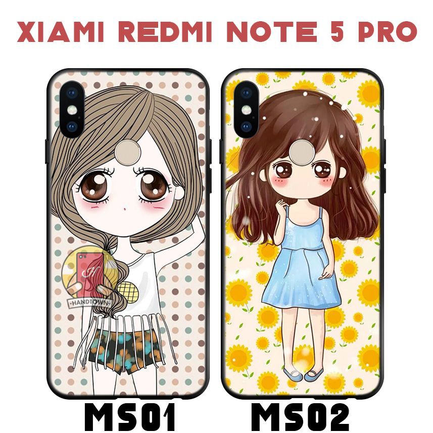 Xiaomi redmi note 5 pro | Ốp lưng xiaomi redmi note 5 pro dẻo hình cô gái (B)
