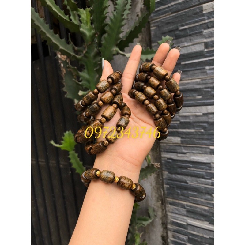 VÒNG TRẦM HƯƠNG THIÊN NHIÊN TRÚC ĐEO TAY CHO NAM-THƠM VĨNH VIỄN