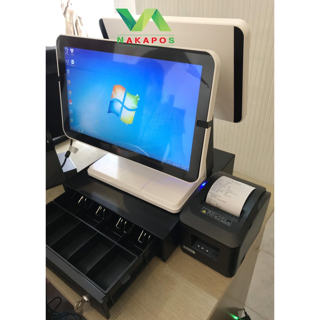 Máy Pos 2 Màn Hình Lớn Naka 8990 | BigBuy360 - bigbuy360.vn