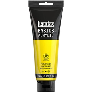 Màu vẽ acrylic liquitex basics acrylic colour 250ml primary yellow 410