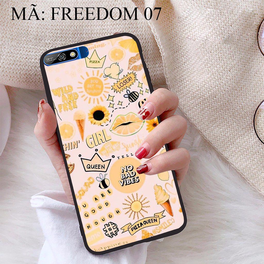 Ốp lưng Huawei Y7 Pro 2018 viền dẻo TPU BST Phong Cách Freedom