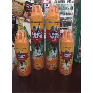 Bình Xịt Muỗi/Côn Trùng Jumbo Vape 600ml / 300ml Hương Cam Chanh Tự Nhiên