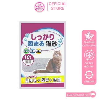 🐱[HÀNG CÓ SẴN]🐱 Cát Vệ Sinh Nhật Bản Cat Litter Kitty Pet Dành Cho Mèo 10L ⭐
