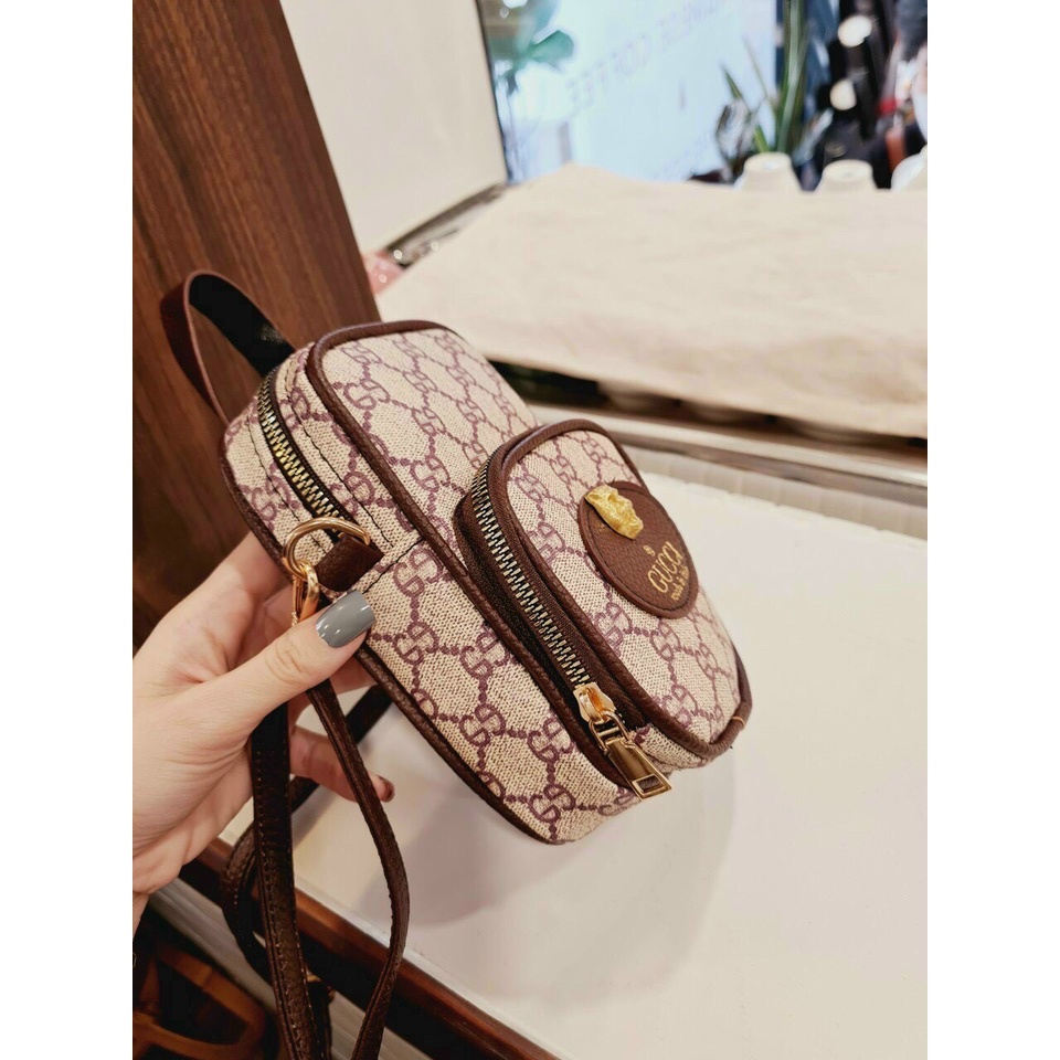 Túi xách nữ đeo chéo 3 màu logo Hot Trend 2022