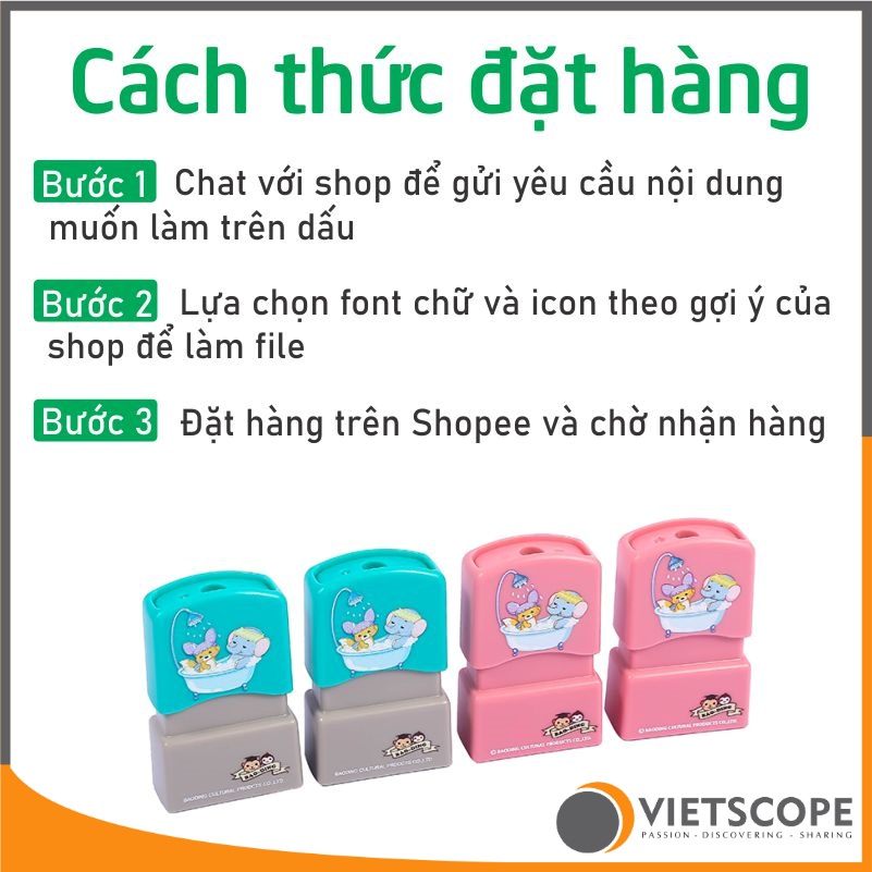 Con Dấu In Tên Lên Quần Áo Trẻ Em Mực Giặt Không Phai Kiểu Dáng Ngộ Nghĩnh