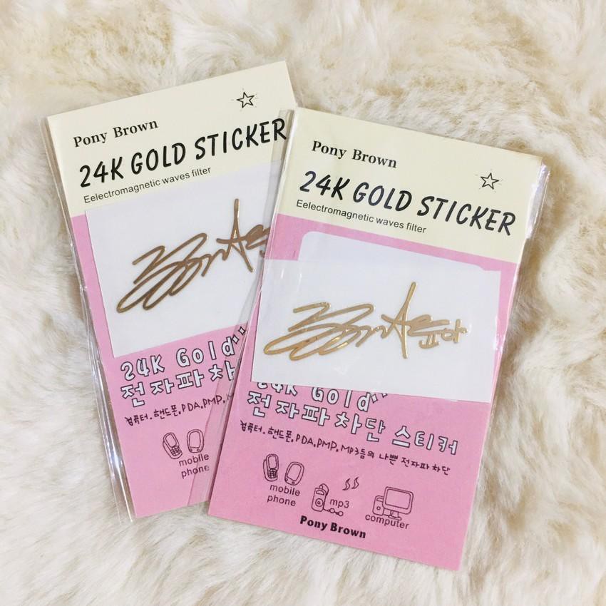Sticker SNSD Taeyeon Yoona Chữ ký dán thần tượng idol quà tặng dễ thương