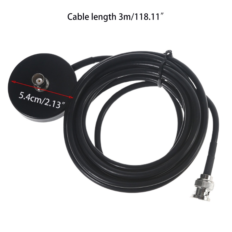 Đế Nam Châm Nối BNC Male Cho Ăng Ten Cầm Tay Hai Chiều