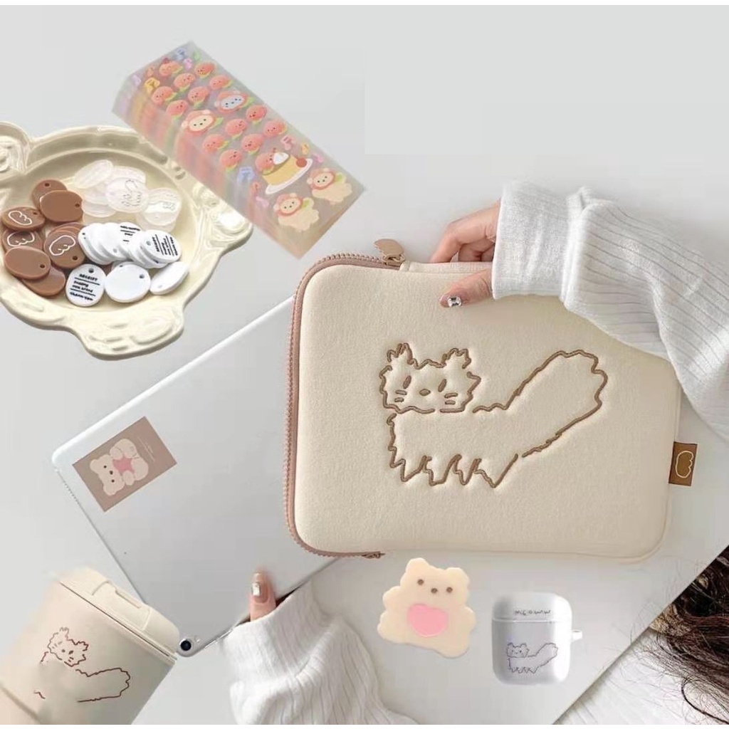 Túi chống sốc Cute dành cho Laptop và i pad i pad Pro 11, i pad Gen 5 6 7 8 9, i pad Air 2 3 4, i pad mini 4 5 6...